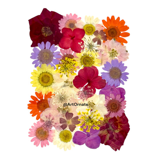 ArtOrnate floral mix – perfect for resin beginners and candle hobbyists