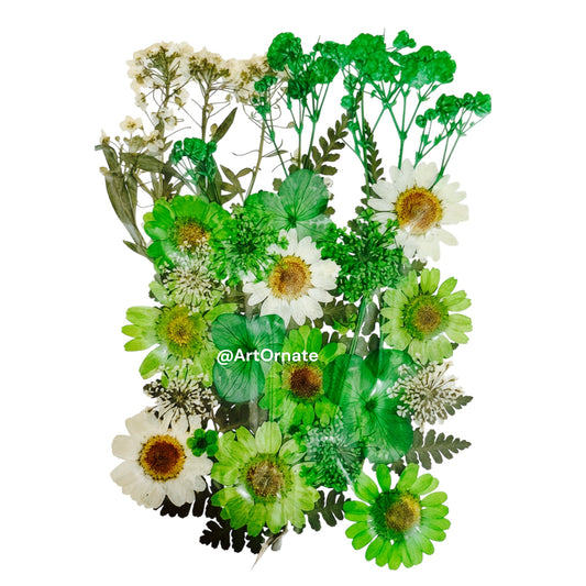 ArtOrnate dried natural flower mix for epoxy resin and soy candle projects